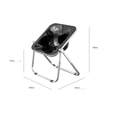 THOUGHTS Marcellus Transparent Folding Makeup Stool from THOUGHTS
