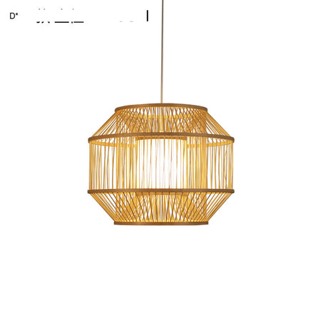 BOJI Haruki Elegant Wooden Bamboo Ceiling Lamp from BOJI