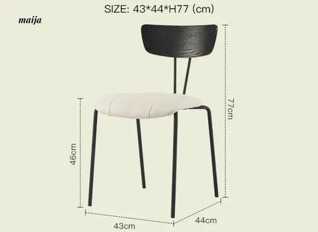 LAZYSPACE Benjamin Industrial Wind Dining Chair from LAZYSPACE