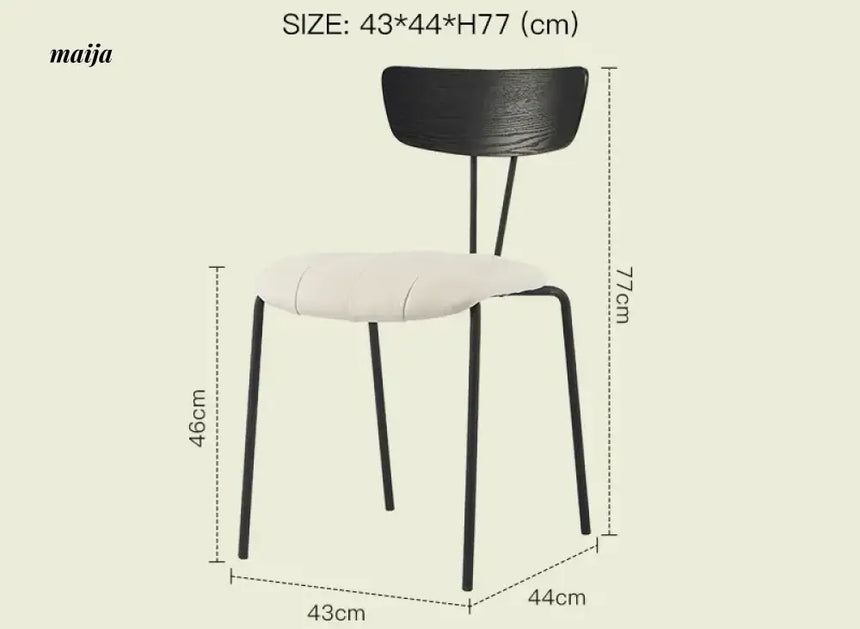 LAZYSPACE Benjamin Industrial Wind Dining Chair from LAZYSPACE