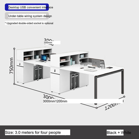 MUTINI Calypso Minimalist Ergonomic Office Desk Set from MUTINI