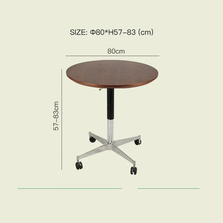 LAZYSPACE Zoey Solid Wood Lift Table from LAZYSPACE