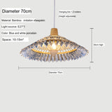 BOJI Yuzuki Elegant Woven Ceiling Lamp - Chinese Style Living Room Light. from BOJI