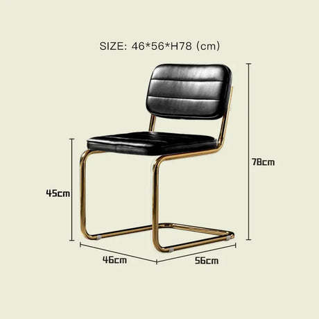 LAZYSPACE Olivia Light Luxury Leather Chair from LAZYSPACE