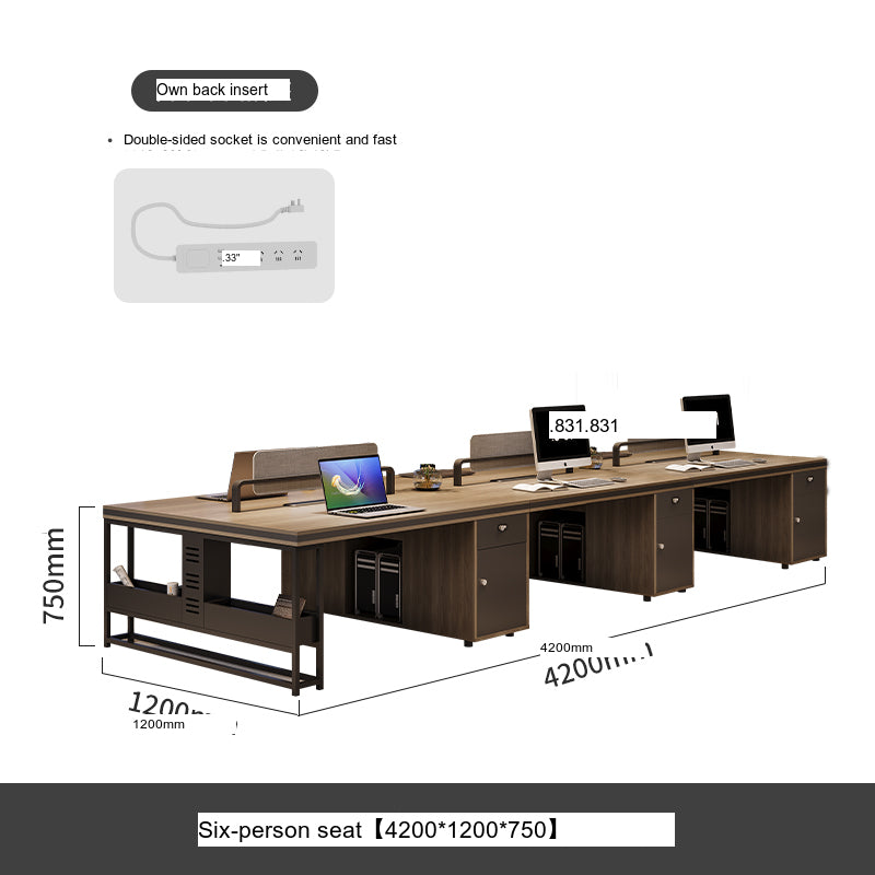 MUTINI Azura Minimalist Collaborative Office Desk Set from MUTINI