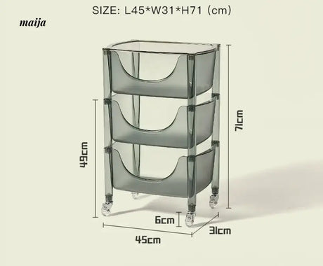 LAZYSPACE Ivy Acrylic Storage System from LAZYSPACE