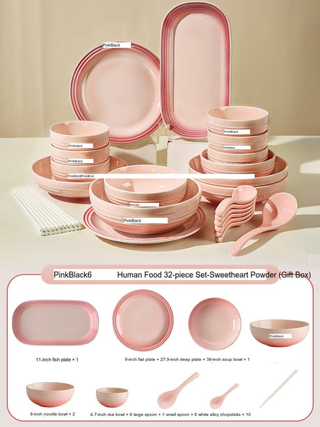 MOSE French Glaze Ceramic Tableware Set from MOSE