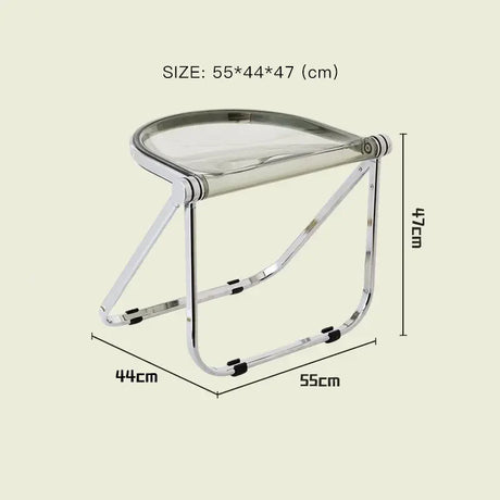 LAZYSPACE Noah Transparent Folding Chair from LAZYSPACE