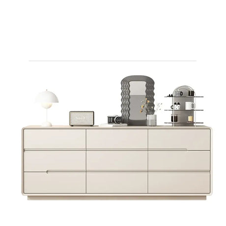 LINYUE Gideon Italian Black Minimalist Multi-Drawer Cabinet from LINYUE
