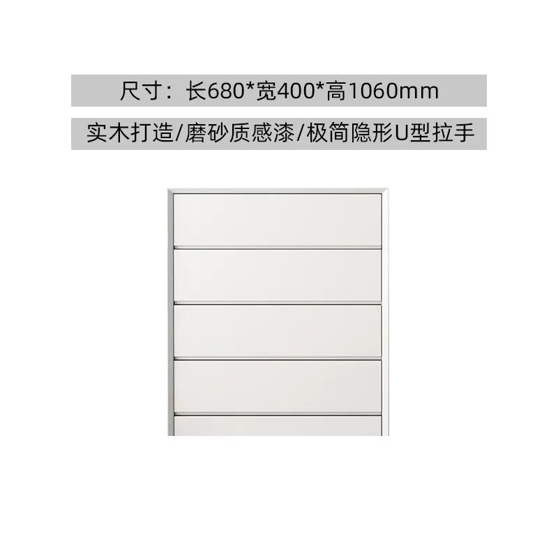 LINYUE Silas Italian Minimalist Eight-Drawer Storage Unit from LINYUE