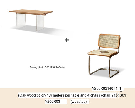 GENJI Haruto Elegant Cherrywood Dining Table from GENJI