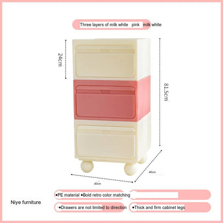 NIYE Calypso Minimalist Nordic Bedroom Storage Side Cabinet from NIYE