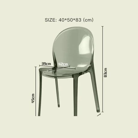 LAZYSPACE Leo Acrylic Coffee Chair from LAZYSPACE