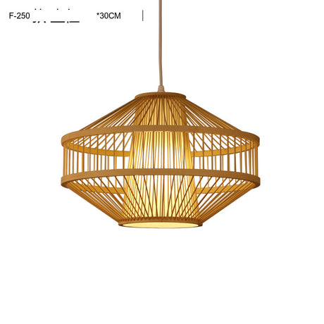 BOJI Haruki Elegant Wooden Bamboo Ceiling Lamp from BOJI