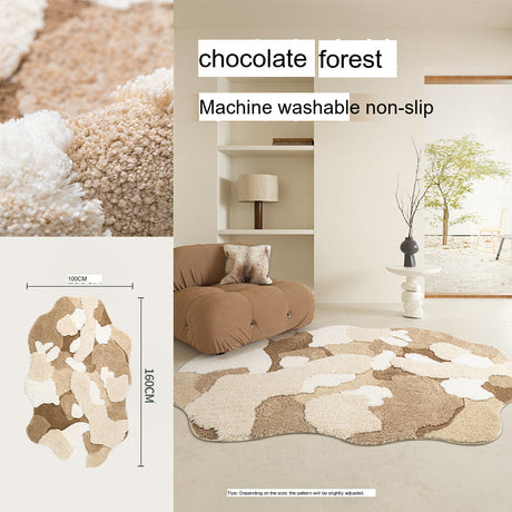 KENZAKI Sakura Snow Washable Rug from KENZAKI