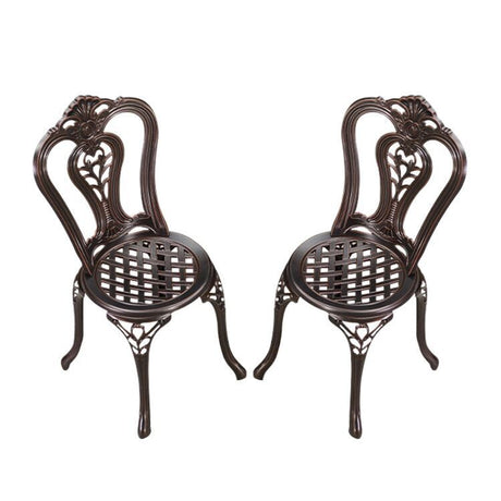 ZIYE Fujiko Elegant Wrought Iron 3-Piece Coffee Table Set from ZIYE