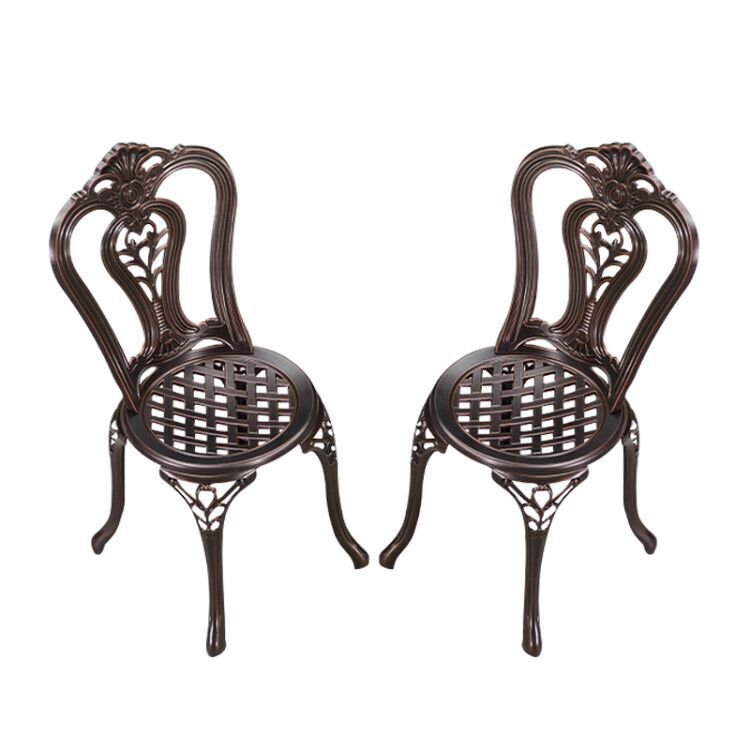 ZIYE Fujiko Elegant Wrought Iron 3-Piece Coffee Table Set from ZIYE