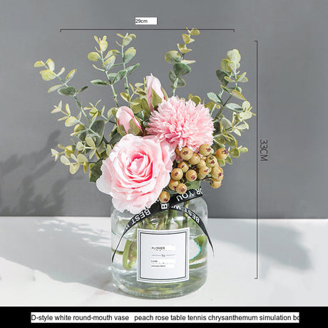 LIVETAI Athos Elegant Transparent Flowerpot Small Vase from LIVETAI