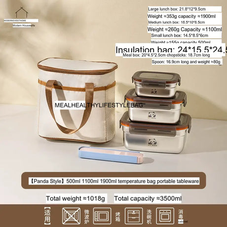 MH Carlotta Stainless Steel Sealing Bento Box from MH