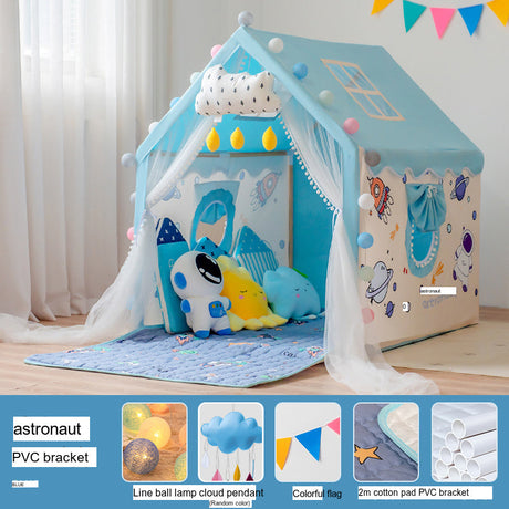 LITTLE DOVE Santiago Enchanted Indoor Castle Tent Playhouse from LITTLE DOVE