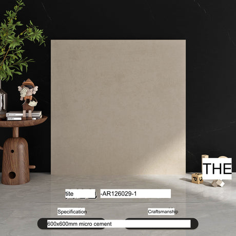 LOFTWELL Santiago Luxurious Soft-Light Velvet Microcement Tile from LOFTWELL