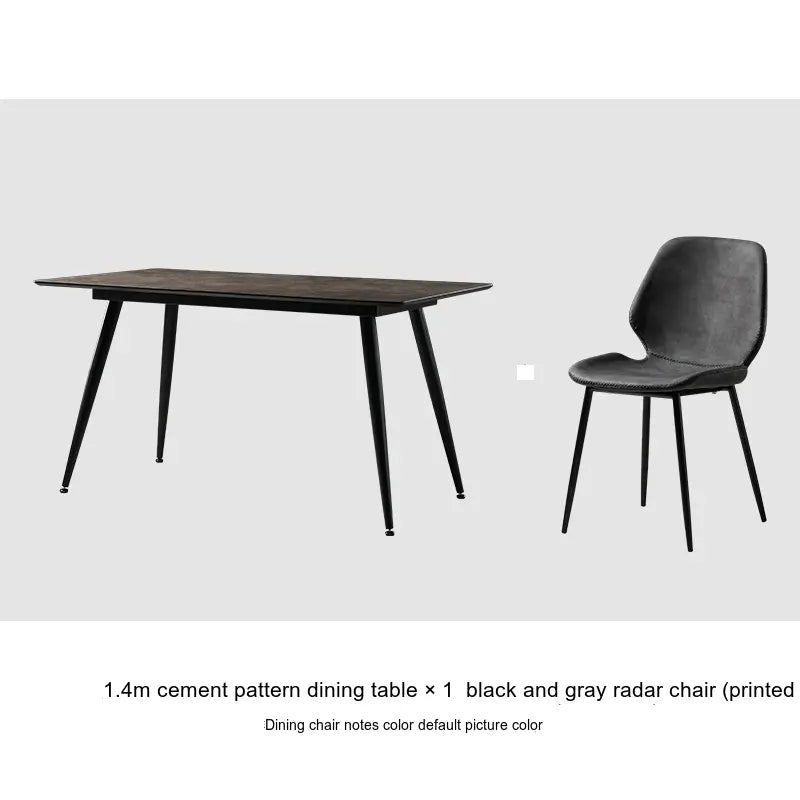 ABOUT WHITE Elowen Minimalist Cement Table Set from ABOUT WHITE