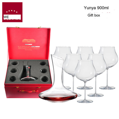 RONA Czech Burgundy Red Wine Glass from RONA