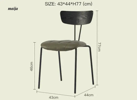 LAZYSPACE Benjamin Industrial Wind Dining Chair from LAZYSPACE