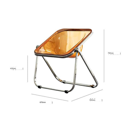 THOUGHTS Marcellus Transparent Folding Makeup Stool from THOUGHTS