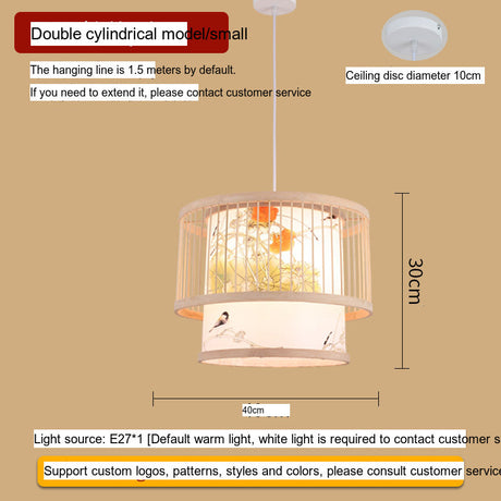 BOJI Amaterasu Elegant Bamboo Balcony Lamp from BOJI