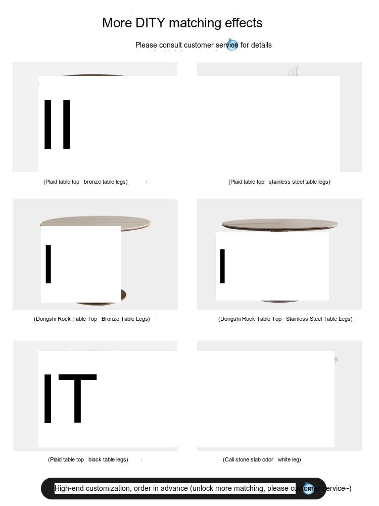OROMA Isidora Retro Small Round Table Set from OROMA