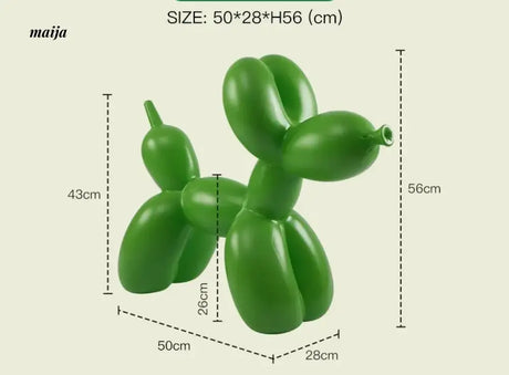 LAZYSPACE Violet Balloon Dog Stool from LAZYSPACE