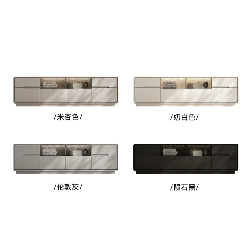 LINYUE Cassian Italian Minimalist Cream TV Cabinet from LINYUE