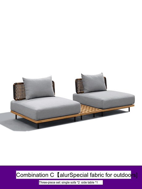 ZIYE Celestine Cozy Scandinavian Natural Sofa from ZIYE