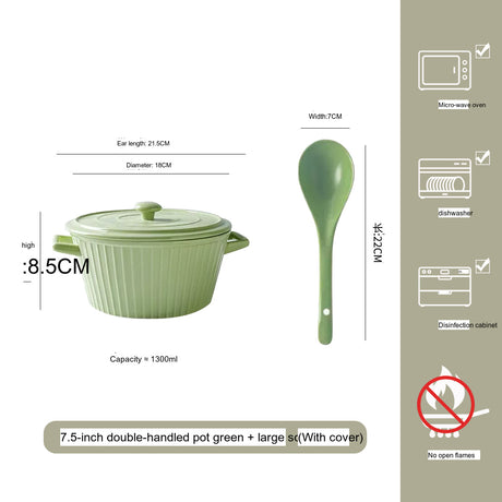 MOSE Striped Double-Ear Soup Bowl from MOSE