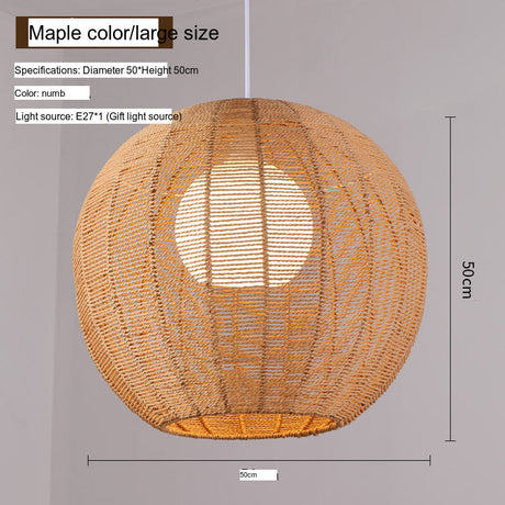 BOJI Kintaro Artistic Woven Lampshade Ceiling Lamp from BOJI