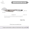 MH Araceli Sleek Stainless Steel Kitchen Knife from MH