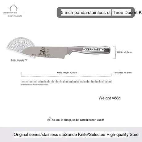 MH Araceli Sleek Stainless Steel Kitchen Knife from MH