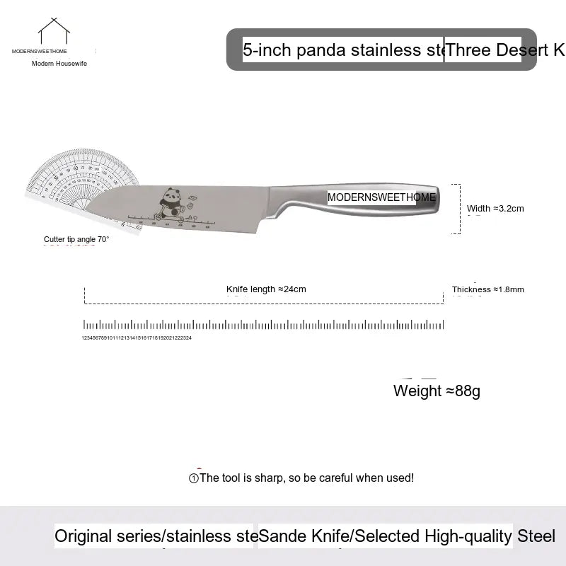 MH Araceli Sleek Stainless Steel Kitchen Knife from MH
