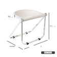 NIYE Montgomery Sleek Transparent Folding Stool from NIYE