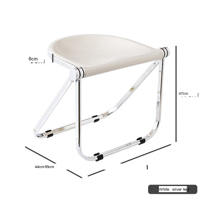 NIYE Montgomery Sleek Transparent Folding Stool from NIYE