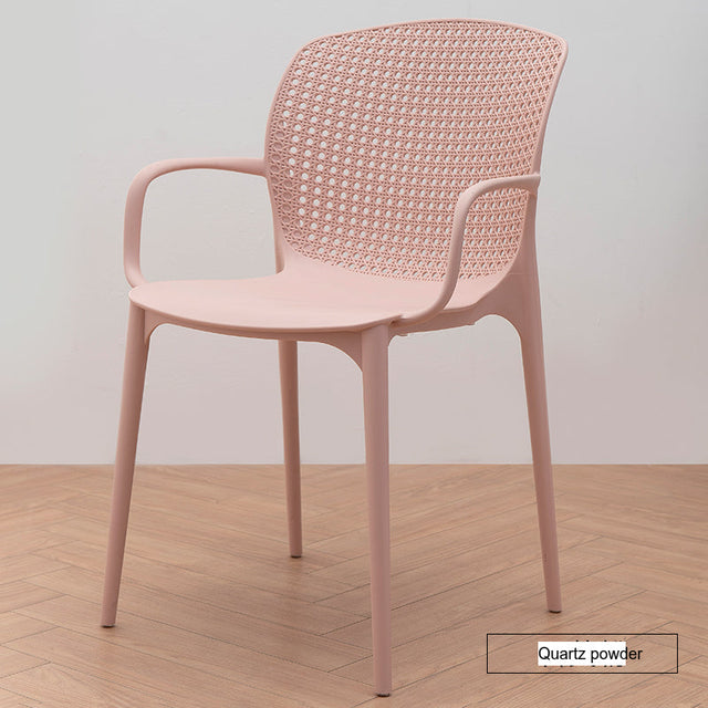 NIYE Elowen Stylish Hollow Plastic Dining Chair from NIYE