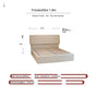 TELLS Zephyra Luxurious Soft Matte Leather Modern Retro Smart Bed Electric Lift Floor Storage Master Bedroom Bed from TELLS