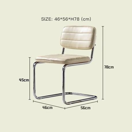 LAZYSPACE Olivia Light Luxury Leather Chair from LAZYSPACE