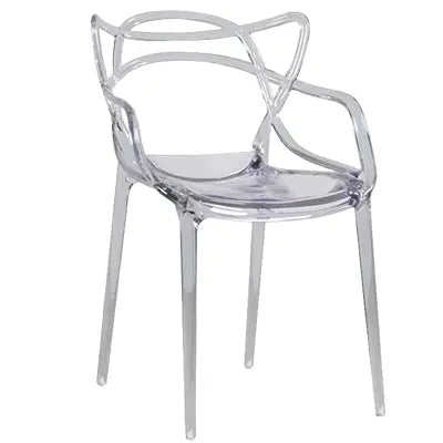 MAGICIANS HOUSE Alhambra Sleek Transparent Dining Chair from MAGICIANS HOUSE