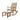 RATTAN CRAFTSMAN Baby Rocker Natural Wood from RATTAN CRAFTSMAN