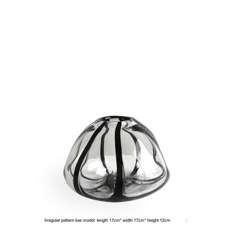 VAVINCI Mitsuki Elegant Glass Floral Centerpiece Vase from VAVINCI