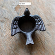JUHAN Isidore Rustic Cast Iron Flying Bird Garden Candlestick from JUHAN