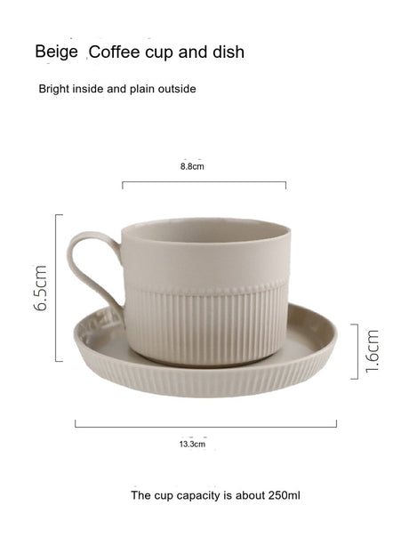 LIVETAI Santiago Elegant Retro Ceramic Cup from LIVETAI