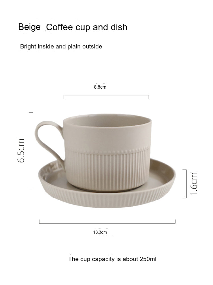 LIVETAI Santiago Elegant Retro Ceramic Cup from LIVETAI